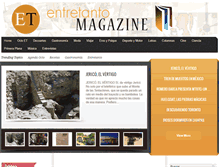 Tablet Screenshot of entretantomagazine.com